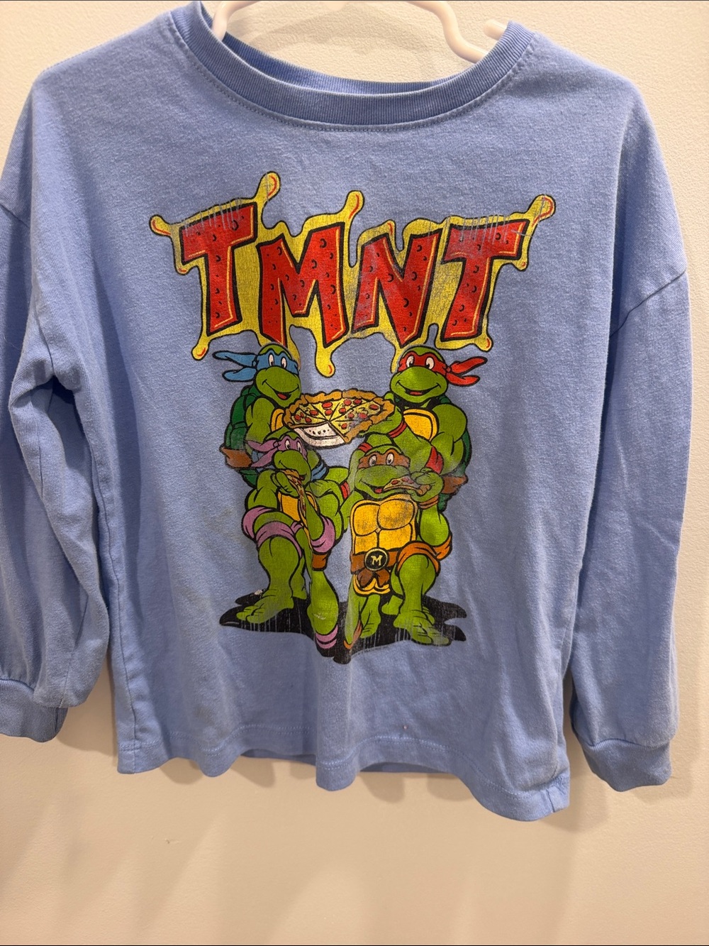 GAP Light Blue TMNT Graphic Long-Sleeve Tee